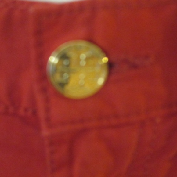 Tory Burch Brick Bermuda Shorts Sz 24 NWOT 150 - Picture 3 of 7